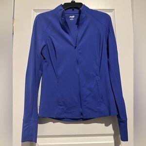 Women's Vibrant Blue/Purple Athletic Jacket Small